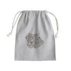 茶斗の気まぐれ商店のゴールデンレトリバーとわたし Mini Drawstring Bag