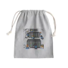 ぷらいべったーのサーバーメンテナンス中の犬たち Mini Drawstring Bag