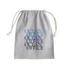 OCEAN OFFICEのオーシャンオフィスロゴ-グラデーション- Mini Drawstring Bag