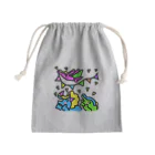 erichandmade × eric_joy_の恐竜サンバ Mini Drawstring Bag