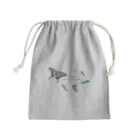 kitaooji shop SUZURI店のナミアゲハの発生サイクル Mini Drawstring Bag