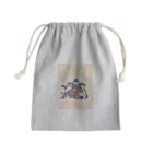 ヤママユ(ヤママユ・ペンギイナ)のもふもフンボ(ヒナ) Mini Drawstring Bag