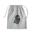 Cody the LovebirdのChubby Bird ヒオウギインコ Mini Drawstring Bag