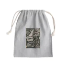 Miii6028の2匹のラグドール Mini Drawstring Bag