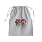 BULL HAWAII mihoデザイのフレブル　コタモモちゃん Mini Drawstring Bag