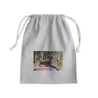 造語くりえいてぃぶのひだまりのねこ Mini Drawstring Bag