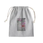 moekaのガーベラとかすみ草 Mini Drawstring Bag