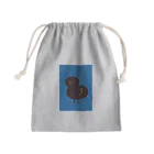 ぺろのおしごとのたまごうずらのうずら Mini Drawstring Bag