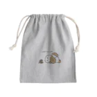 ちびらいふ。のもぐらとちびいぬ Mini Drawstring Bag