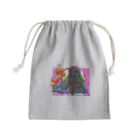 LIFE_is_a_JOKEの焼き魚ちゃん Mini Drawstring Bag