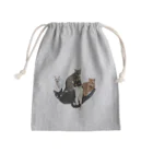 ＭＩＹＡＺＡＫＩの保護にゃんズ Mini Drawstring Bag