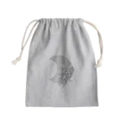 イチボクイッソウの月と花② Mini Drawstring Bag