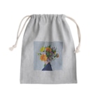 牛窓のブルーベラーの花束 Mini Drawstring Bag