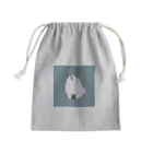 モナミモザの青い目の長毛猫 Mini Drawstring Bag