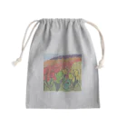 シガーアニマルズのチューリップ畑のかえるとへび Mini Drawstring Bag