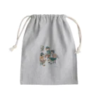 魚の目のお店のペンギンごっこ Mini Drawstring Bag