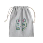 微々子(Viviko)のMYまるねこちゃん Mini Drawstring Bag