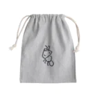 おもいやりまーけっとのたまには、ひとりぽっちも有りくん。 Mini Drawstring Bag