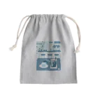 Teal Blue Coffeeのアイスコーヒーをどうぞ　～常連さんの指定席～ Mini Drawstring Bag