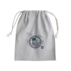 毎日ころりんの銀猫家紋 Mini Drawstring Bag