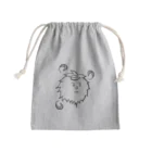 Pasaran_Worksの葉ッパサラン黒 Mini Drawstring Bag