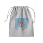 さつきうさぎえびえびショップのさむさむえび丸〜背景＆サイン入り〜 Mini Drawstring Bag