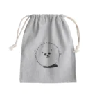 osam0508の白　まんまるポメラニアン Mini Drawstring Bag