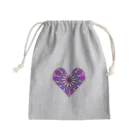 biirandのパープルなハート Mini Drawstring Bag