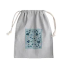 Teal Blue CoffeeのTealBlueItems Mini Drawstring Bag