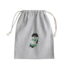 SUIMINグッズのお店の緑のビキニのねこ Mini Drawstring Bag