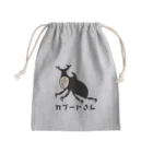 ゴロニャーのダサT屋さんのカブートさんは夏バテ中 from ボールヘッズ Mini Drawstring Bag