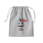 イラスト MONYAAT のラビットパンダ Mini Drawstring Bag