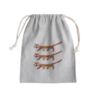 segasworksの足の短いとらちゃん（三段重ね） Mini Drawstring Bag