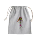 ゴロニャーのダサT屋さんのフミ子・スイーツ from ボールヘッズ Mini Drawstring Bag