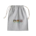 男木島にゃんこグッズの夕陽と猫の家’s Mini Drawstring Bag