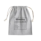 o_kwrのShaving Goods Pack Mini Drawstring Bag