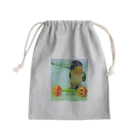 ピッチョコ倶楽部「momo＆kiraku」のズゴロシロハラインコ「ピッチョコ倶楽部」 Mini Drawstring Bag