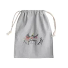 もり仔*㍿商品開発部のバネ足ジャック Mini Drawstring Bag