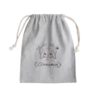 Atelier Cinnamon Walnutのもんちゃんロゴ Mini Drawstring Bag