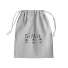 イラスト MONYAAT のスズメがちゅん SMLTシャツ Mini Drawstring Bag