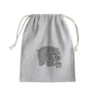 それいゆの仲良し親子シリーズ（カバさん） Mini Drawstring Bag