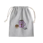 きっとこれが帯刀(仮)のたこ焼き持ったねこ きんちゃく Mini Drawstring Bag