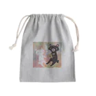 ショップのソフトクリームとクマ Mini Drawstring Bag