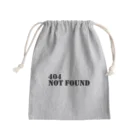 山猫雑貨の404 not found Mini Drawstring Bag