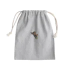 豆柴にこちゃん&たまちゃんのジャンピング豆柴にこちゃん Mini Drawstring Bag