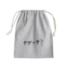 猫とネコ犬のこころいきもの Mini Drawstring Bag