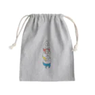 くらきち ONLINE SHOPのねこタイツ かたぐるま Mini Drawstring Bag