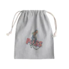 nidan-illustrationの"PASS" Mini Drawstring Bag