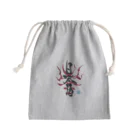 ハムちゃんねるによるハム文字グッズの日本酒 隈取うしろ Mini Drawstring Bag