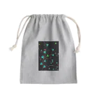 sanasanaのハート💚唐草 Mini Drawstring Bag